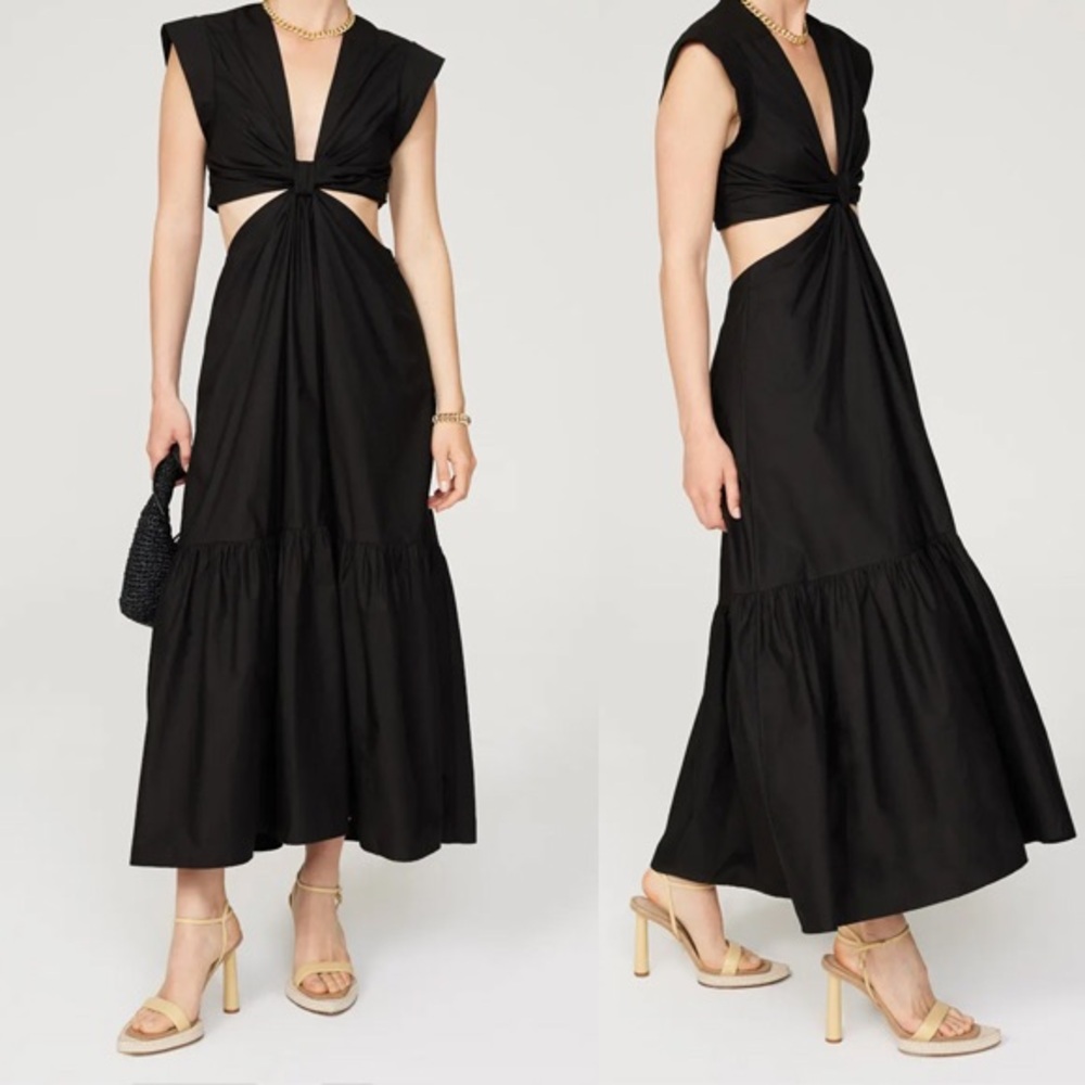 A.L.C. Black Midi Dress